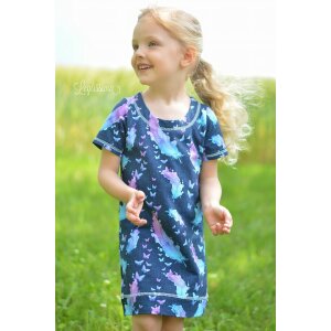 Fadenkäfer Papierschnittmuster Kleid Isabell für Kinder