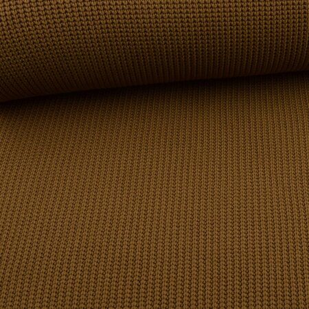 Strickstoff Grobstrick - Khaki