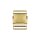 Taschenverschluss Steckschnalle Metall - 40 mm Altgold