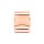 Taschenverschluss Steckschnalle Metall - 40 mm Roségold