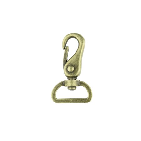 Karabinerhaken Taschenkarabiner Metall - 25 mm Altgold