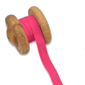 Einfassband Schrägband Baumwolle 20mm - Pink 3m