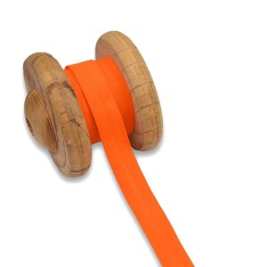 Einfassband Schrägband Baumwolle 20mm - Orange 3m