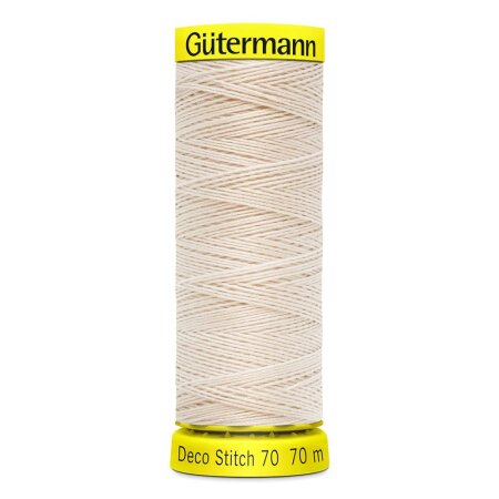 Gütermann Deco Stitch 70 Nähgarn Nr. 802 - 70m, Polyester