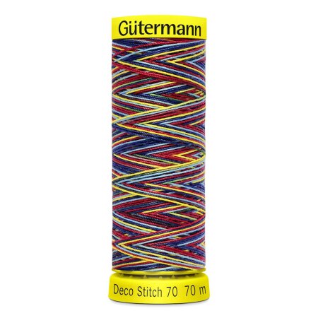 Gütermann Deco Stitch 70 Multicolour Nähgarn Nr. 9831 - 70m, Polyester