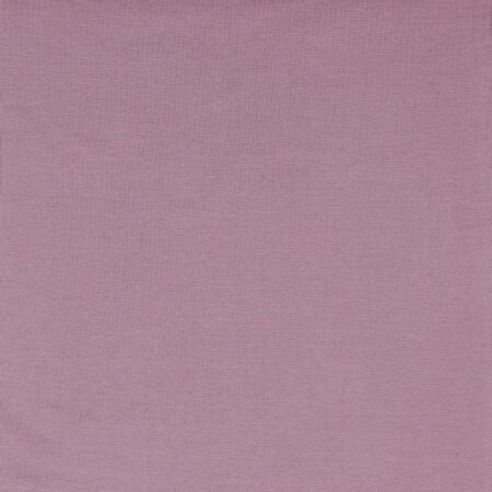 Bio Bündchenstoff Amelie Uni mauve