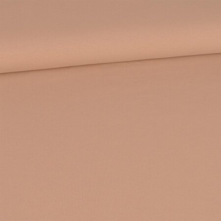 Bio Baumwolljersey Stoff Amelie Uni beige