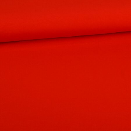 Glitzerpüppi Uni French Terry - Rot