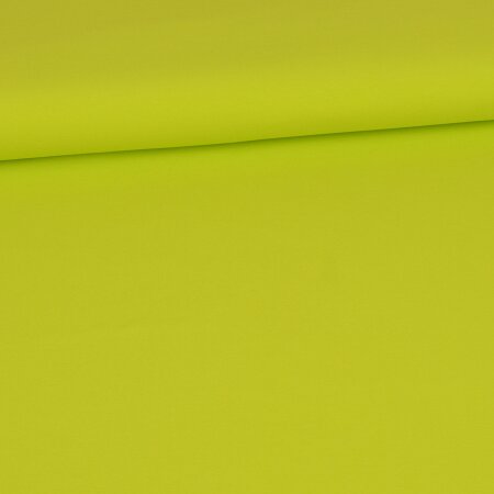 Glitzerpüppi Uni Baumwoll Jersey - Lime