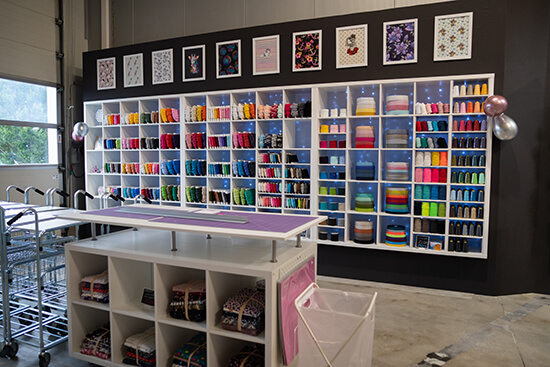 Stoffladen Theke