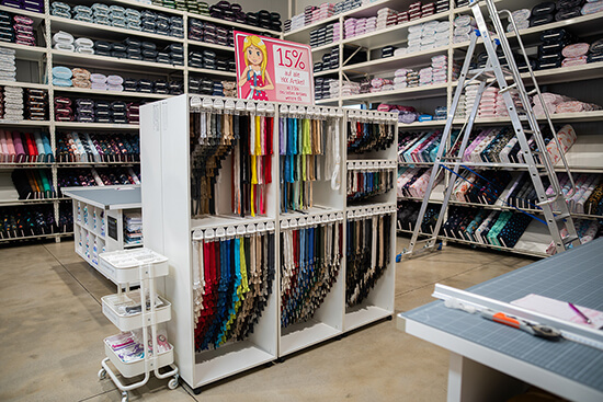 Stoffladen Theke